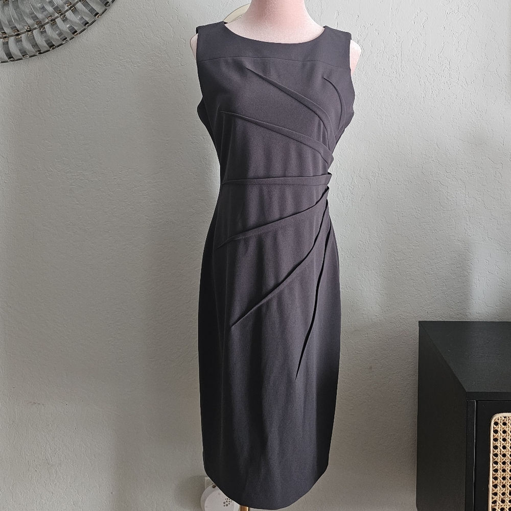 Calvin Klein Sleeveless Grey Dress